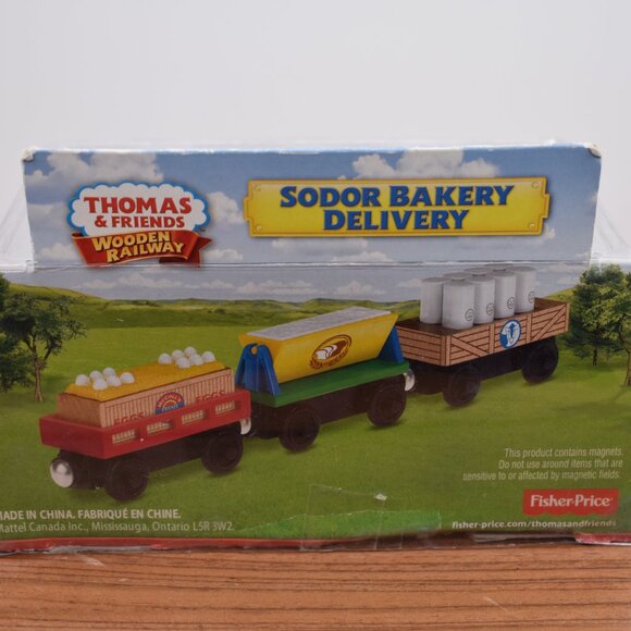 Sodor Bakery Delivery - Thomas & Friends Wooden Railway Fisher-Price Trains - Picture 10 of 13